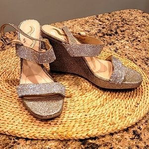 Nina sparkle wedges